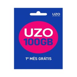 Cartão SIM Uzo 100GB Data+2000 Min+SMS por 1 Mês
